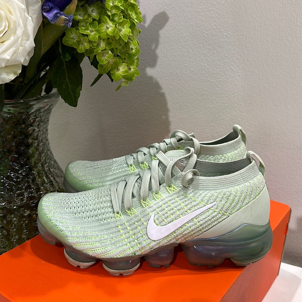 Nike Vapormax Flyknit3 Sneakers - Jade Aura White Mint